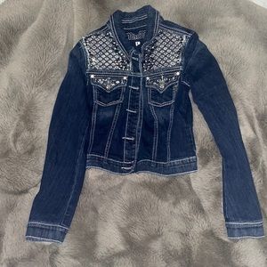 Miss Me Girls Large Jean Jacket